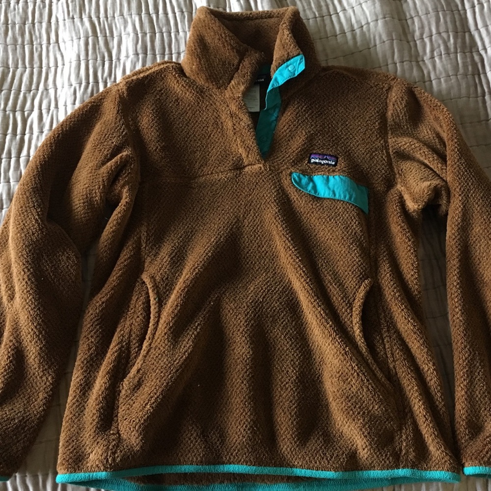 Patagonia Re-Tool Snap-T Pullover Fleece in Brown